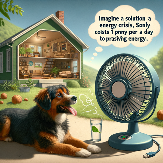 Energy Crisis Solution: How This USB Fan Costs 1p/Day to Protect Pets