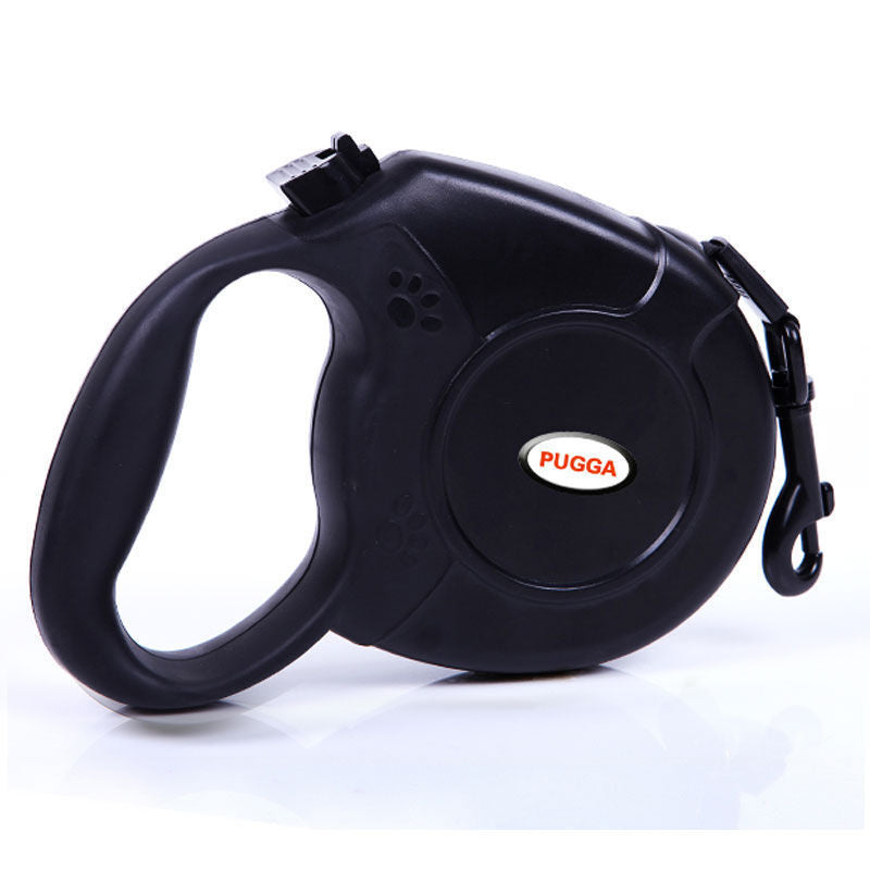 Retractable Dog Lead for Medium to Large Dogs - 5M Flat or 8M Round Rope