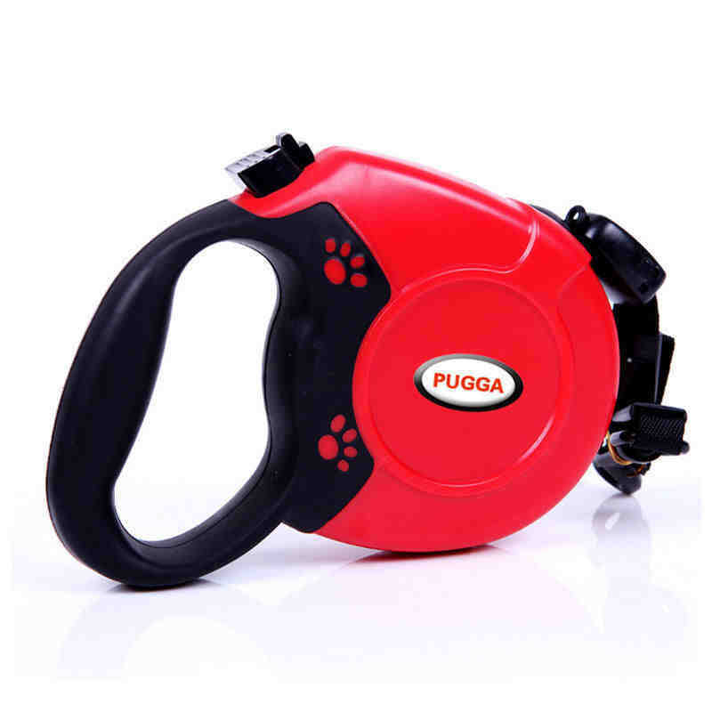 Retractable Dog Lead for Medium to Large Dogs - 5M Flat or 8M Round Rope