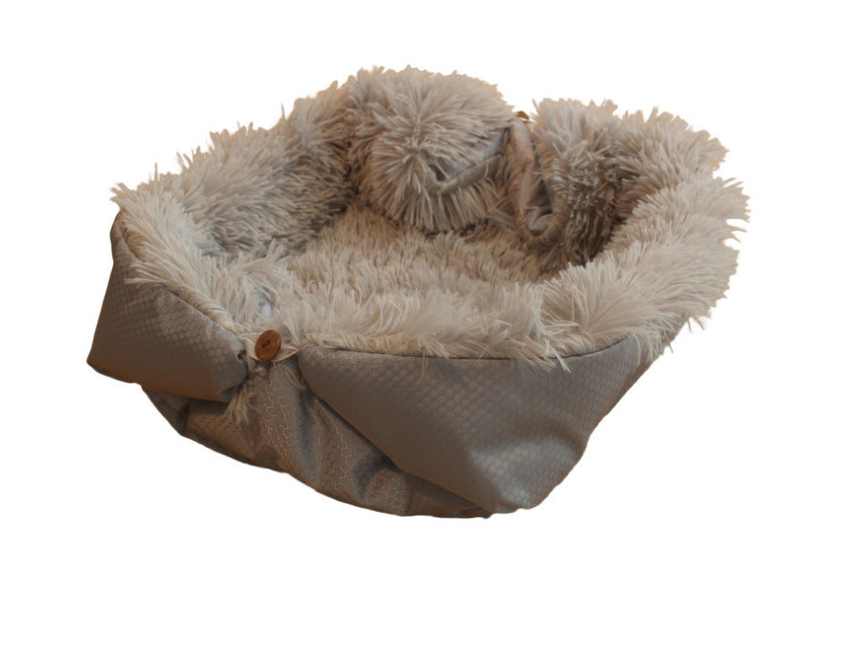 Premium Plush Pet Bed Mat – Soft, Warm & Foldable
