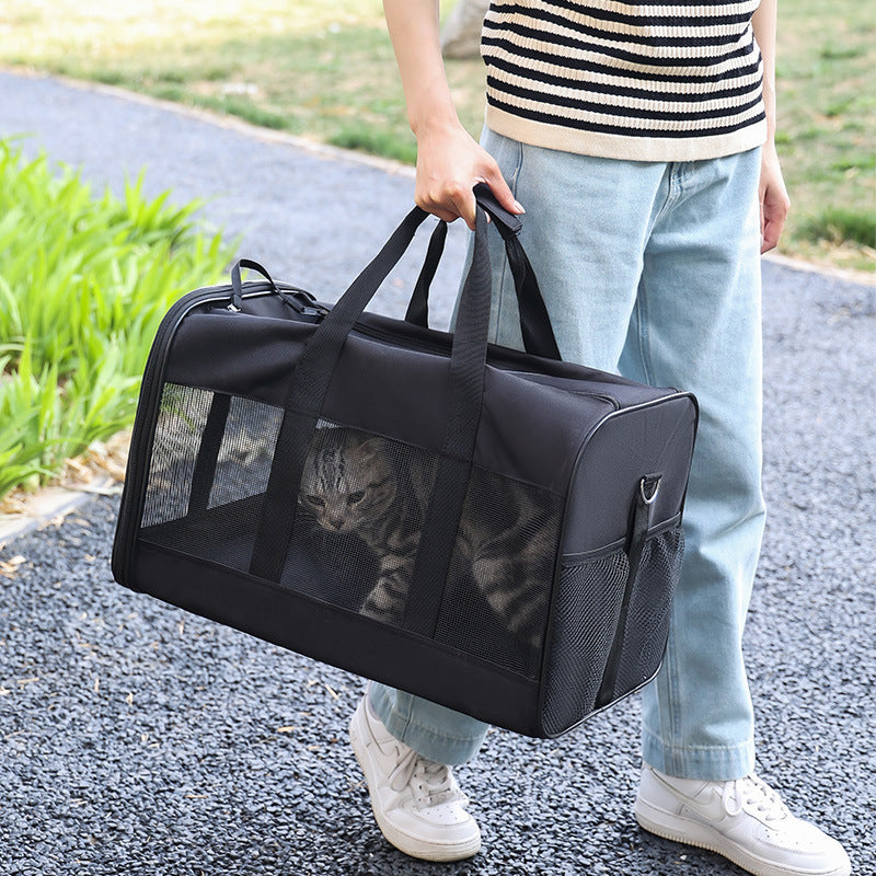 Car & Outgoing Pet Transport Bag - Soft-Sided, Available in S & L Sizes