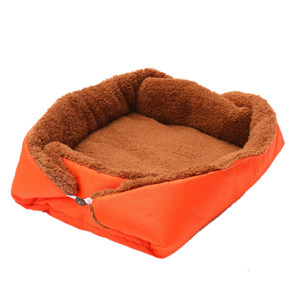 Premium Plush Pet Bed Mat – Soft, Warm & Foldable