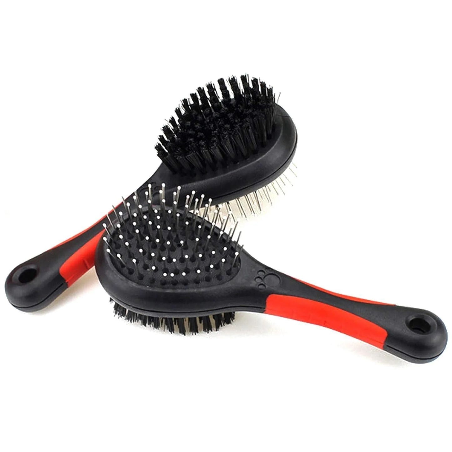 2-in-1 Double-Sided Pet Grooming Comb Pin & Bristle Tool for Shedding & Dirt | BUY 1 GET 1 FREE! - TailAura