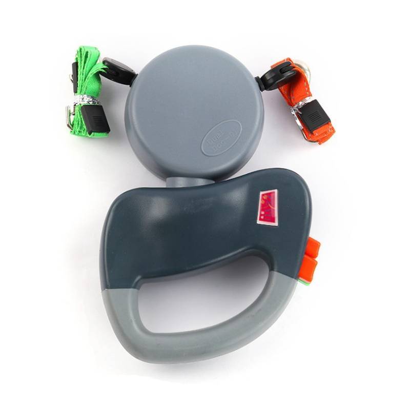 All In One Two Double Head Pet Leash - Tangle-Free Control for Two Dogs - TailAura