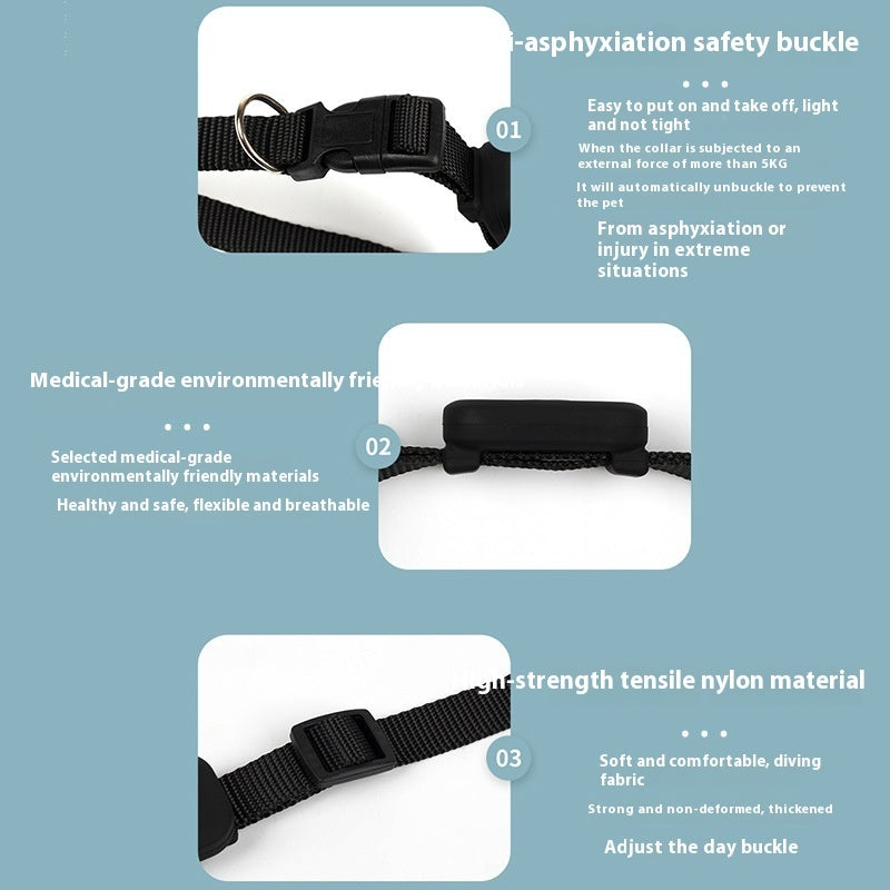 Apple Find My Compatible Pet Collar Locator - Lightweight & Water-Resistant Design - TailAura
