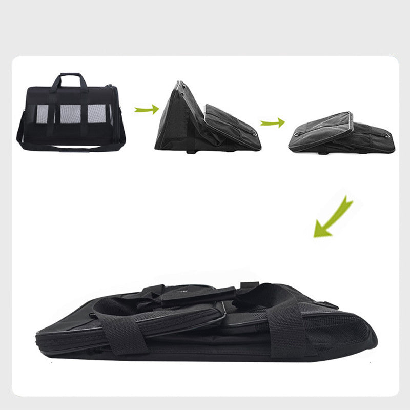 Car & Outgoing Pet Transport Bag - Soft-Sided, Available in S & L Sizes - TailAura