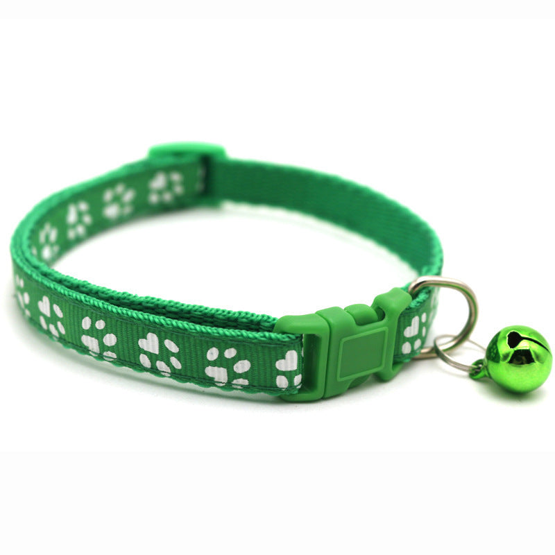 Adjustable Cat & Dog ID Collars with Bells – Lightweight Summer Pet Collar with Optional Pendant & Battery for Small Pets - TailAura