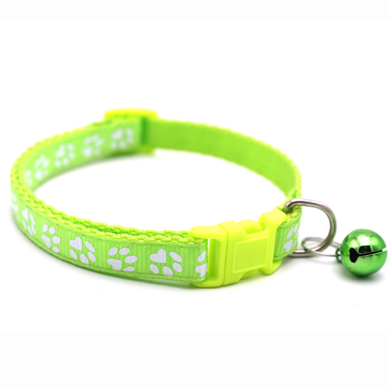 Adjustable Cat & Dog ID Collars with Bells – Lightweight Summer Pet Collar with Optional Pendant & Battery for Small Pets - TailAura