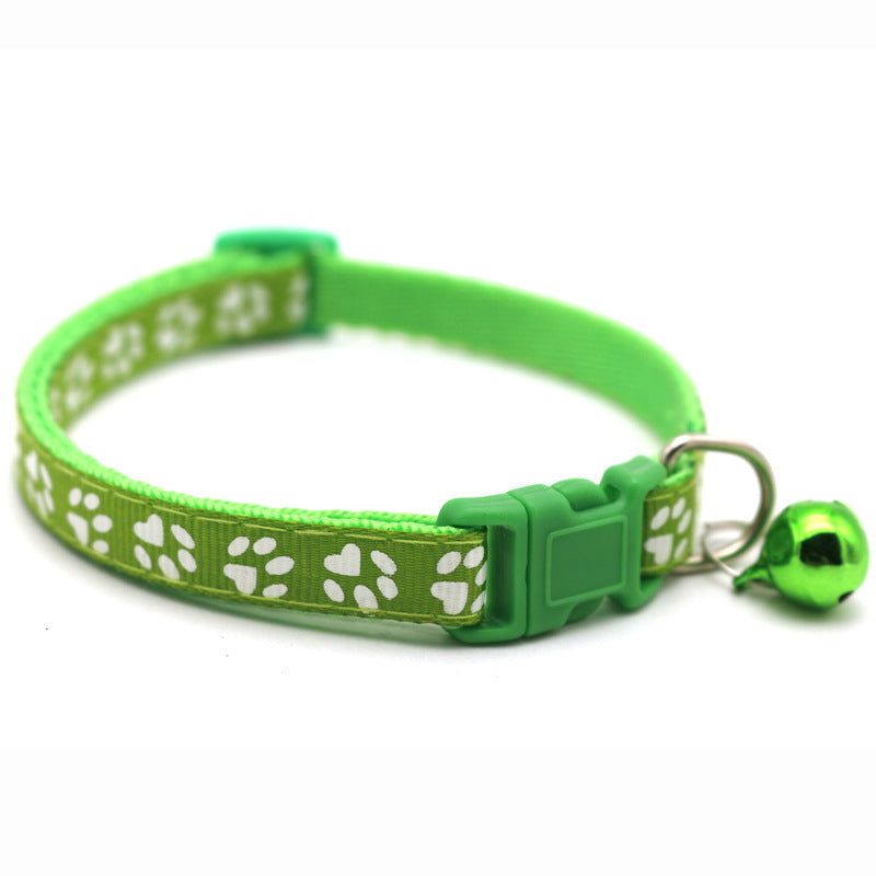 Adjustable Cat & Dog ID Collars with Bells – Lightweight Summer Pet Collar with Optional Pendant & Battery for Small Pets - TailAura