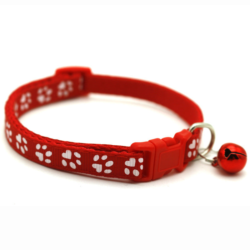 Adjustable Cat & Dog ID Collars with Bells – Lightweight Summer Pet Collar with Optional Pendant & Battery for Small Pets - TailAura
