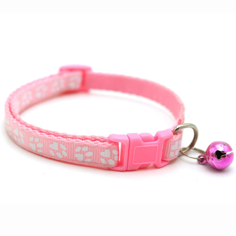 Adjustable Cat & Dog ID Collars with Bells – Lightweight Summer Pet Collar with Optional Pendant & Battery for Small Pets - TailAura