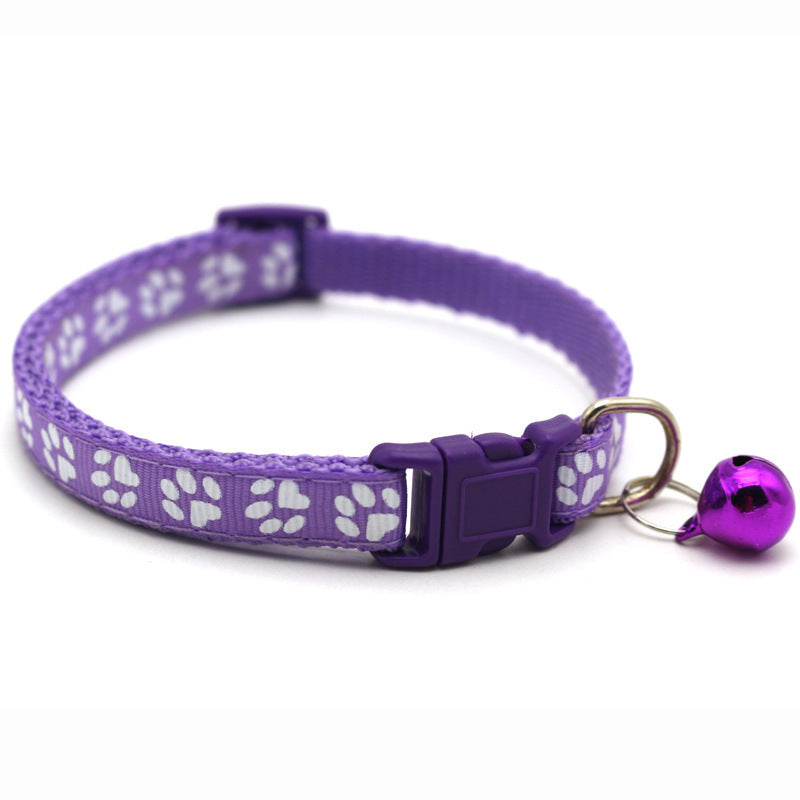 Adjustable Cat & Dog ID Collars with Bells – Lightweight Summer Pet Collar with Optional Pendant & Battery for Small Pets - TailAura