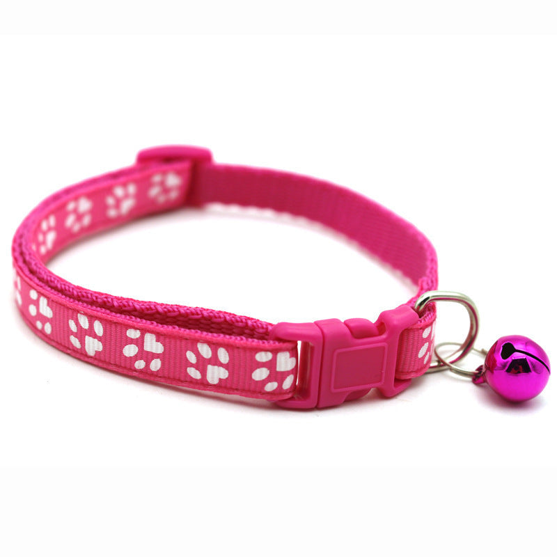 Adjustable Cat & Dog ID Collars with Bells – Lightweight Summer Pet Collar with Optional Pendant & Battery for Small Pets - TailAura
