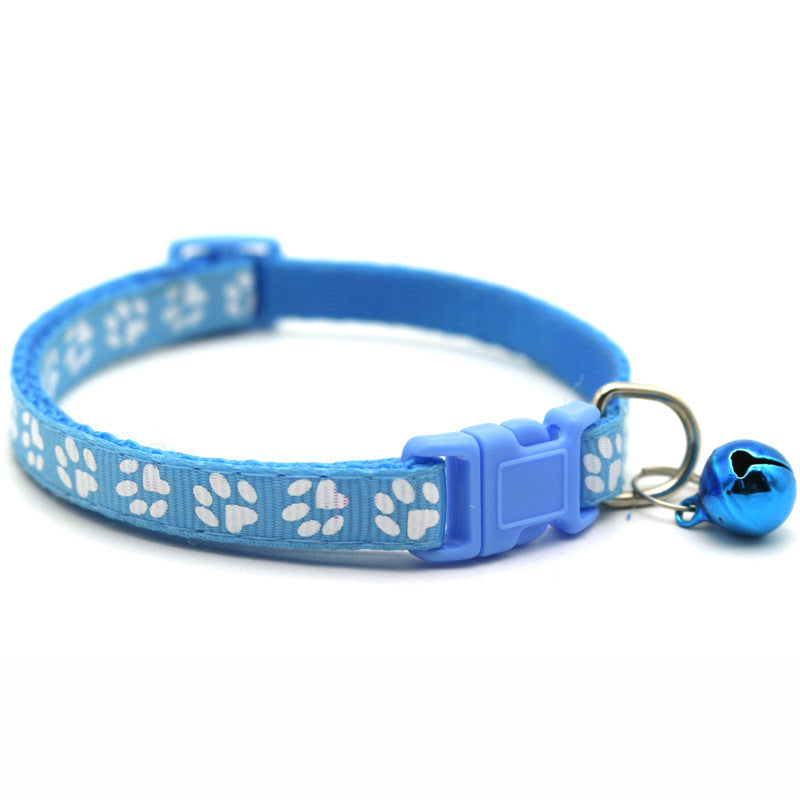 Adjustable Cat & Dog ID Collars with Bells – Lightweight Summer Pet Collar with Optional Pendant & Battery for Small Pets - TailAura