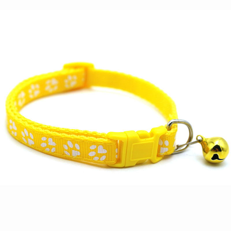 Adjustable Cat & Dog ID Collars with Bells – Lightweight Summer Pet Collar with Optional Pendant & Battery for Small Pets - TailAura