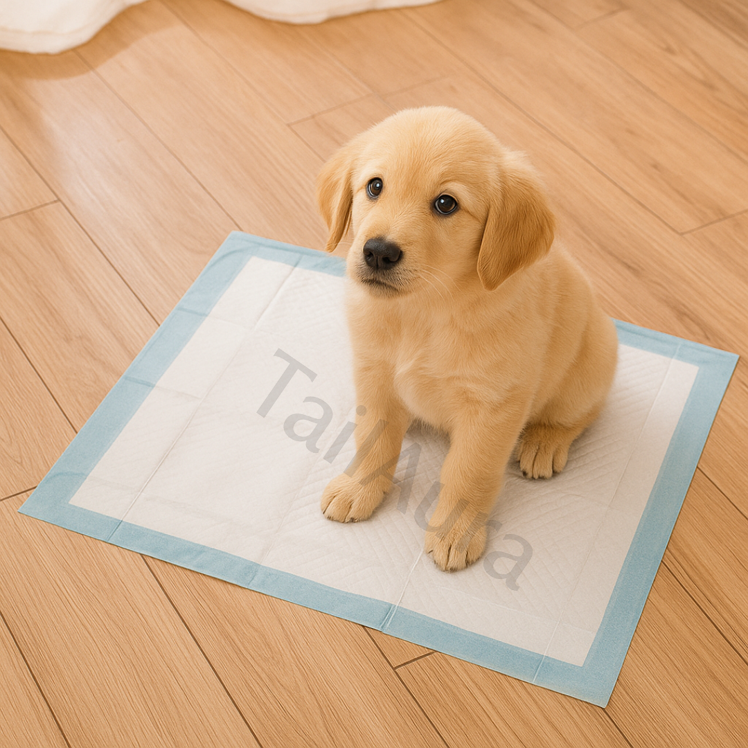 50× Large Puppy Training Pads – Super Absorbent, Leak-Proof Toilet Mats for Dogs & Cats (60×45cm) - TailAura