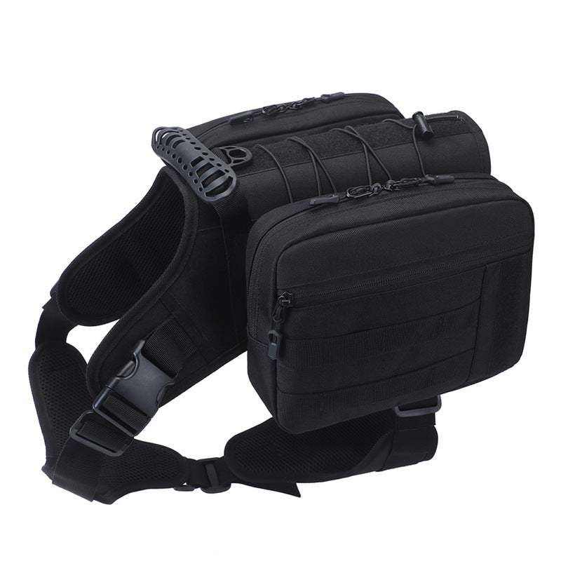 Dog Walking Treat Bag – Hands-Free Oxford Cloth Pet Snack Pouch for Medium & Large Dogs - TailAura