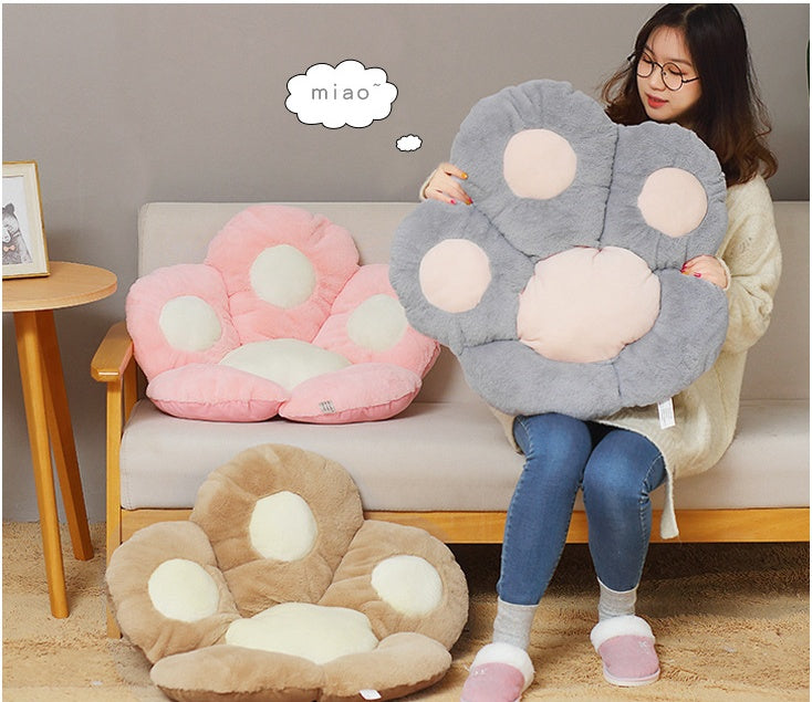 Super Soft Bear Paw Cat Cushion – Plush Decorative Pillow for Pets & Pet Lovers - TailAura