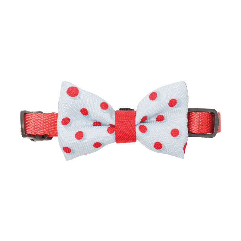 Cotton Bow Tie Cat Collar – Stylish, Adjustable Accessory forc - TailAura