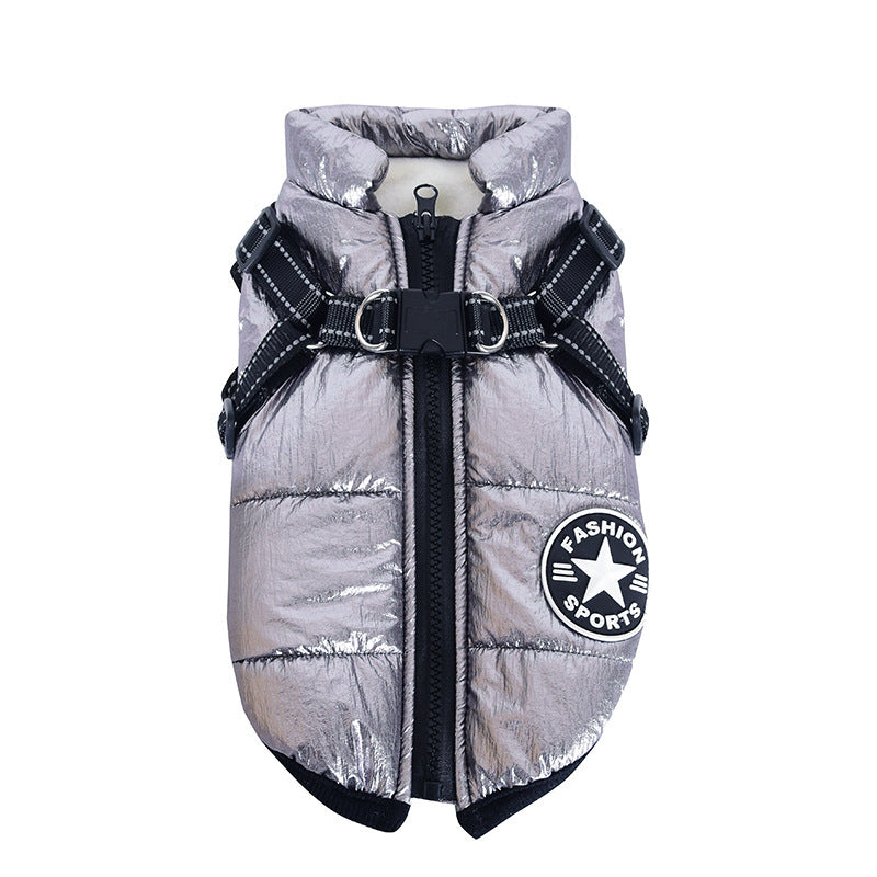 Cotton Dog Clothes Chest Back Integrated Vest – Waterproof, Washable, Comfortable for All Breeds - TailAura