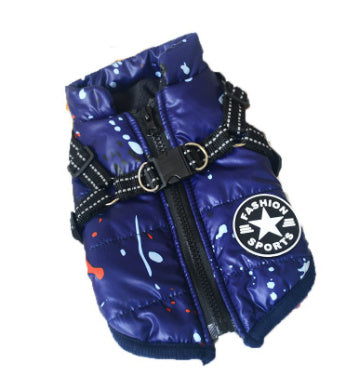 Cotton Dog Clothes Chest Back Integrated Vest – Waterproof, Washable, Comfortable for All Breeds - TailAura