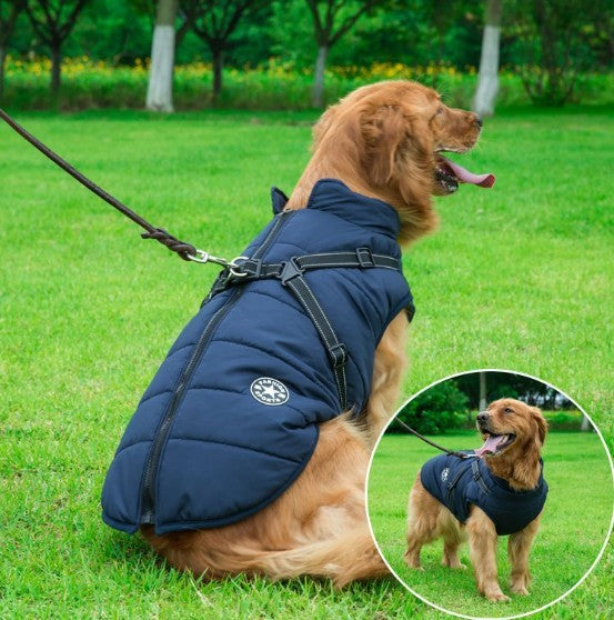 Cotton Dog Clothes Chest Back Integrated Vest – Waterproof, Washable, Comfortable for All Breeds - TailAura