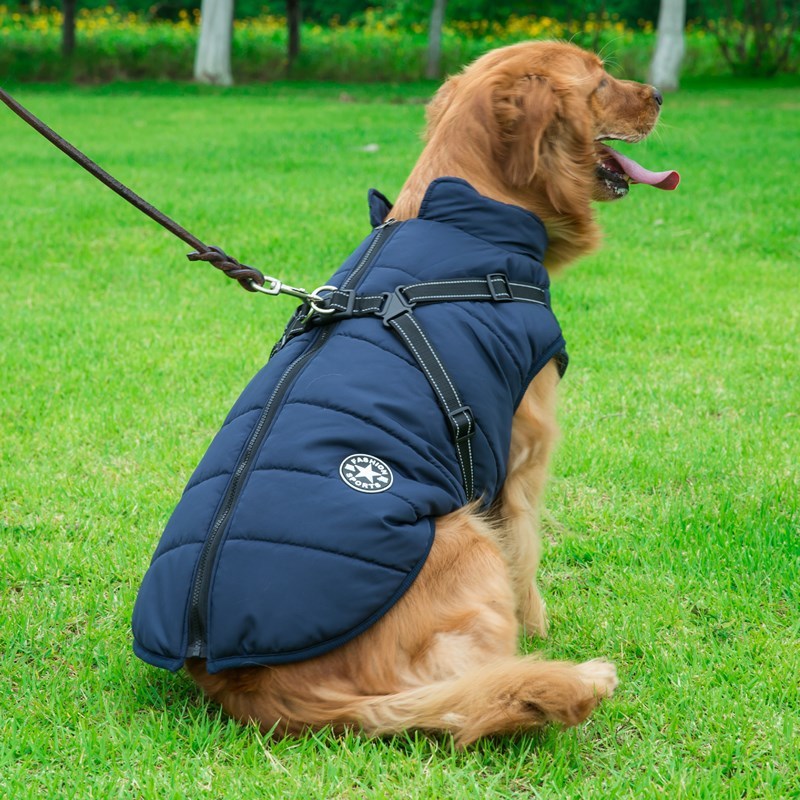 Cotton Dog Clothes Chest Back Integrated Vest – Waterproof, Washable, Comfortable for All Breeds - TailAura