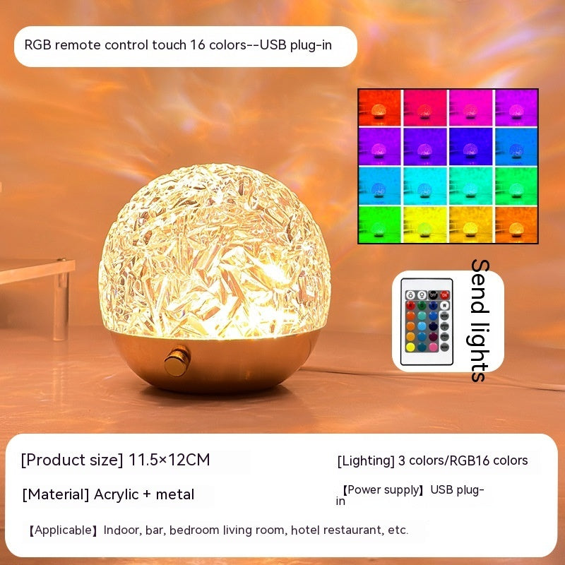 Crystal Water Ripple Projector – Calming Ambiance & Visual Enrichment for Your Pet's Haven - TailAura