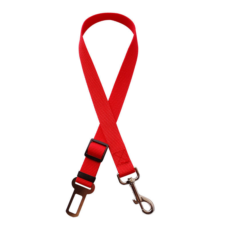 Adjustable Pet Car Seat Belt – Universal Safety Harness Lead Clip for Cats & Dogs - TailAura