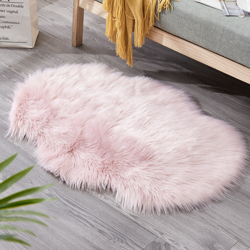 Cold-Proof Irregular Shaped Floor Mat – Non-Slip European Style Carpet for Living Room or Sofa Cushion - TailAura