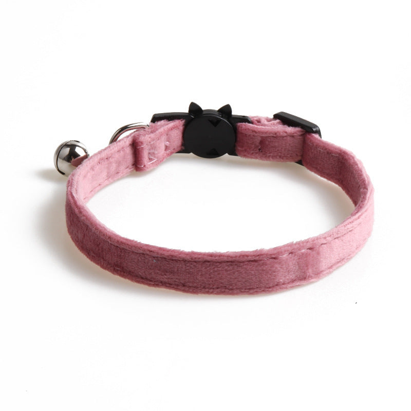 Elegant Velvet Dog Collar with Bowknot – Adjustable Soft Pet Collar for Small Dogs & Puppies - TailAura