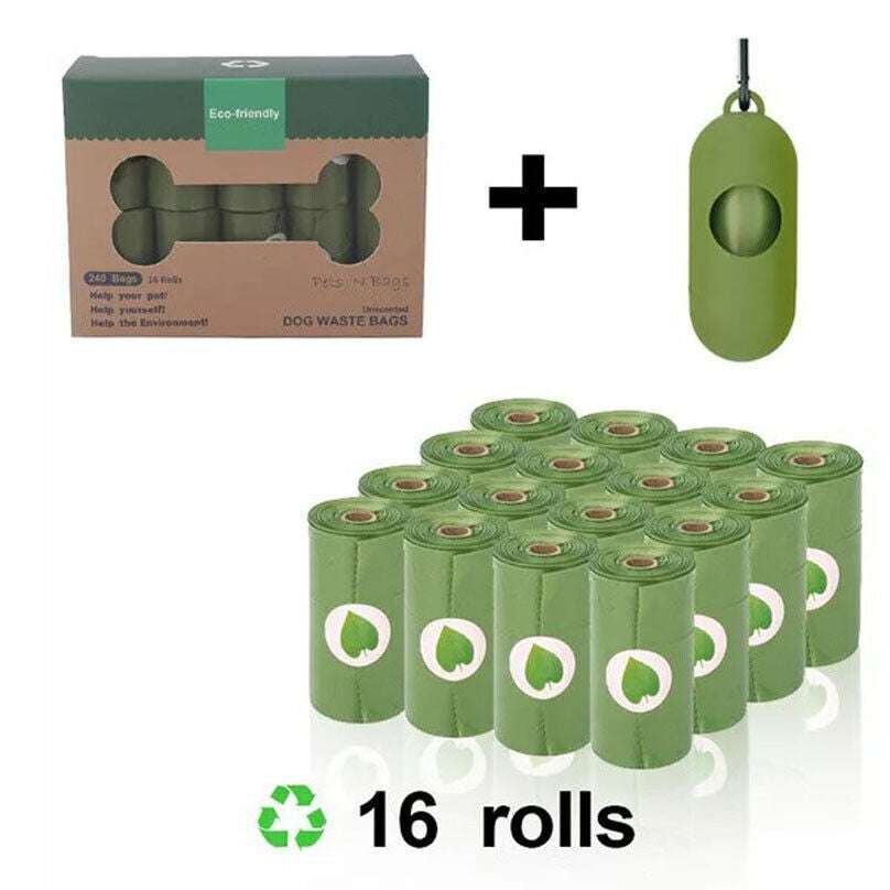 Biodegradable Scented Dog Poo Bags (16 Rolls) - TailAura