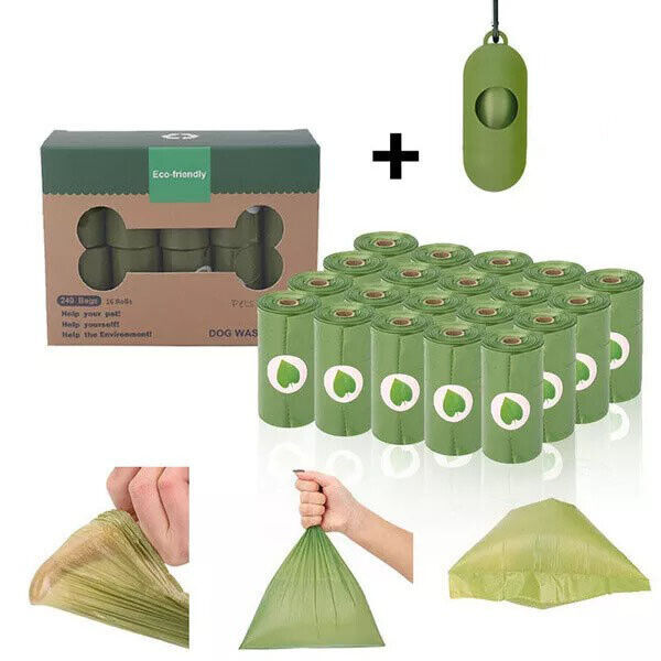 Biodegradable Scented Dog Poo Bags (16 Rolls) - TailAura