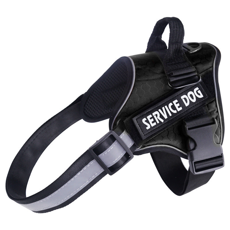 Durable & Elegant Pet Chest Harness - For Service & Style - TailAura