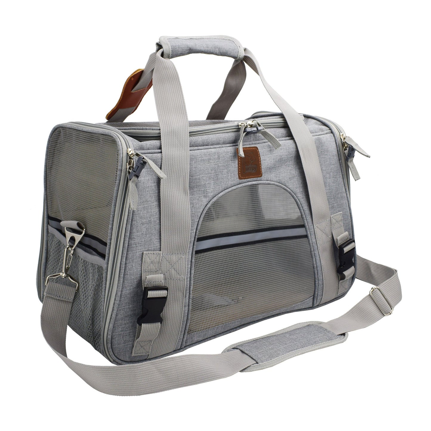Durable Oxford Cloth Pet Travel Carrier for Small Dogs - Car Seat Function - TailAura