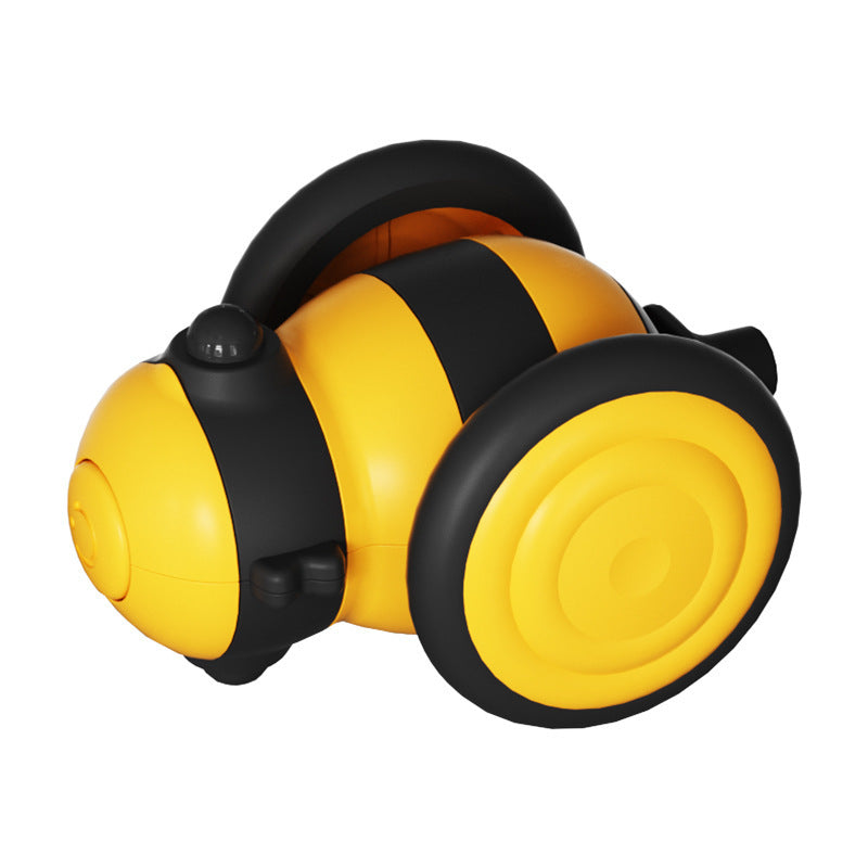 Electric Bee Cat Toy Interactive Moving Car with Feather Teaser - TailAura