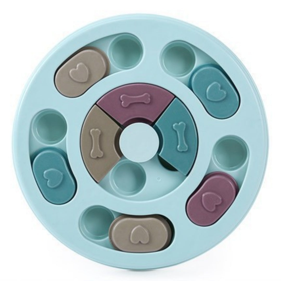 Interactive Dog Puzzle Feeder Toy – Educational Boredom Buster for Mental Stimulation - TailAura