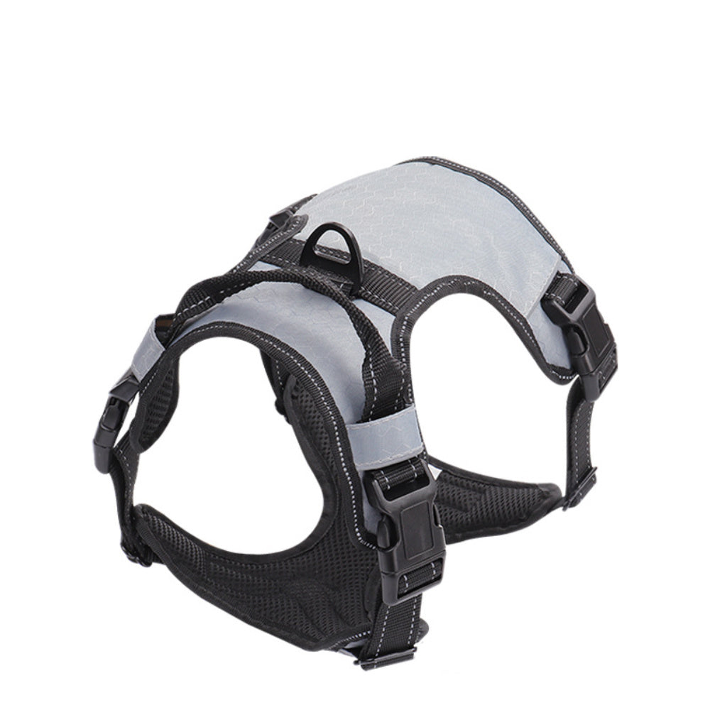Reflective No-Pull Dog Harness – Adjustable Nylon Pet Vest with Safety Strap for Small to Large Dogs - TailAura