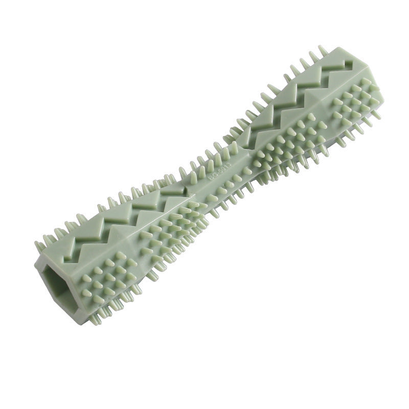 Hexagonal TPR Chew Toy – Teeth-Cleaning Molar Toy for Puppies - TailAura