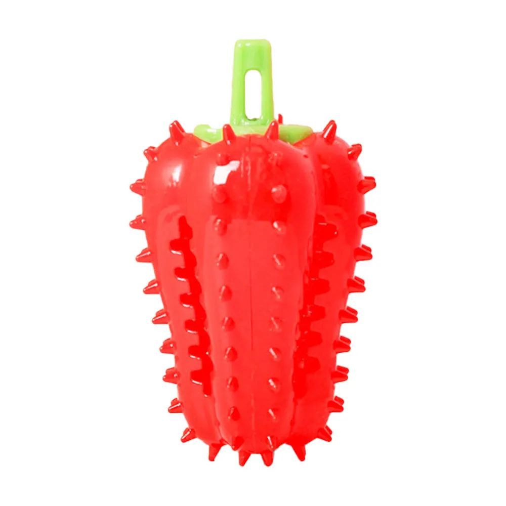 Interactive Chili Chew Dog Toy Durable Teething & Treat Dispensing Fun - TailAura
