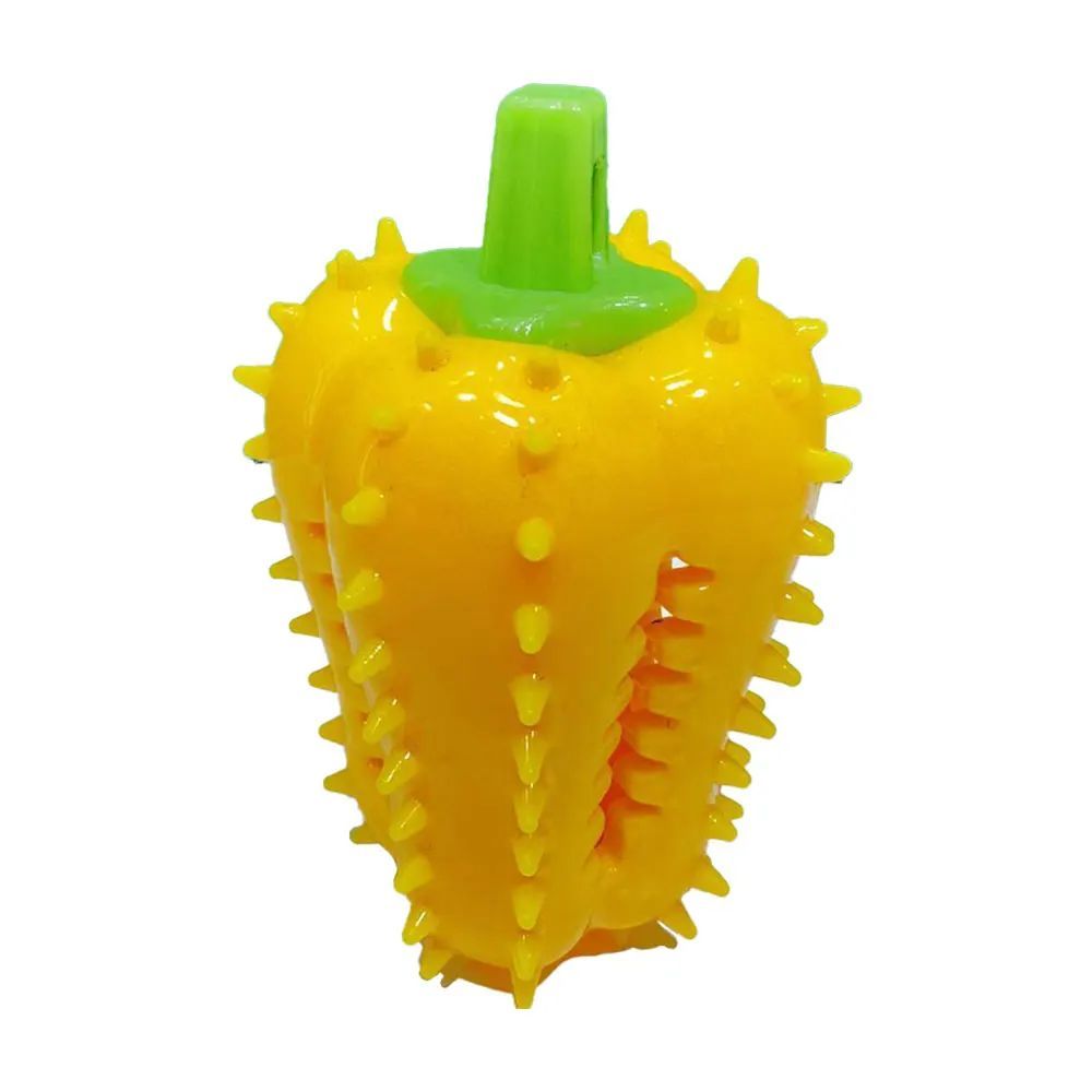 Interactive Chili Chew Dog Toy Durable Teething & Treat Dispensing Fun - TailAura