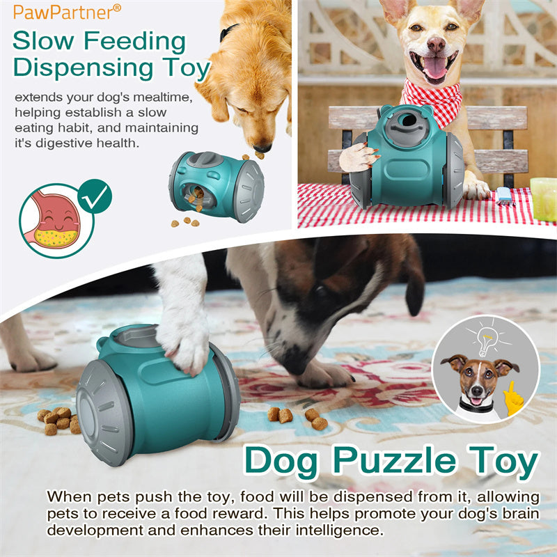 Interactive Pet Tumbler Toy IQ-Boosting Slow Feeder for Dogs & Cats - TailAura