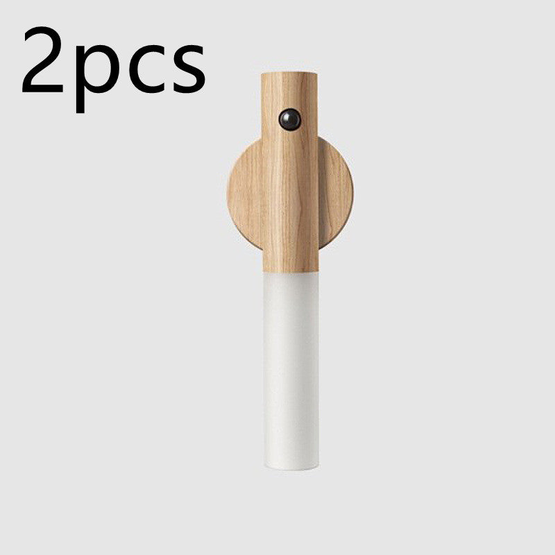 Magnetic Wooden LED Motion Sensor Light – Gentle Safety & Style for Your Pet's Home - TailAura
