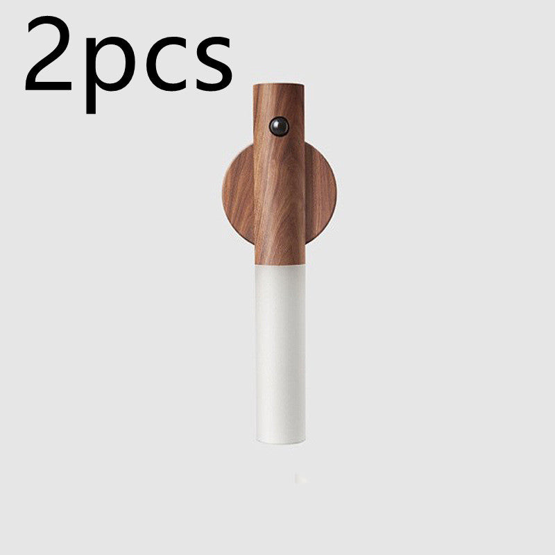 Magnetic Wooden LED Motion Sensor Light – Gentle Safety & Style for Your Pet's Home - TailAura