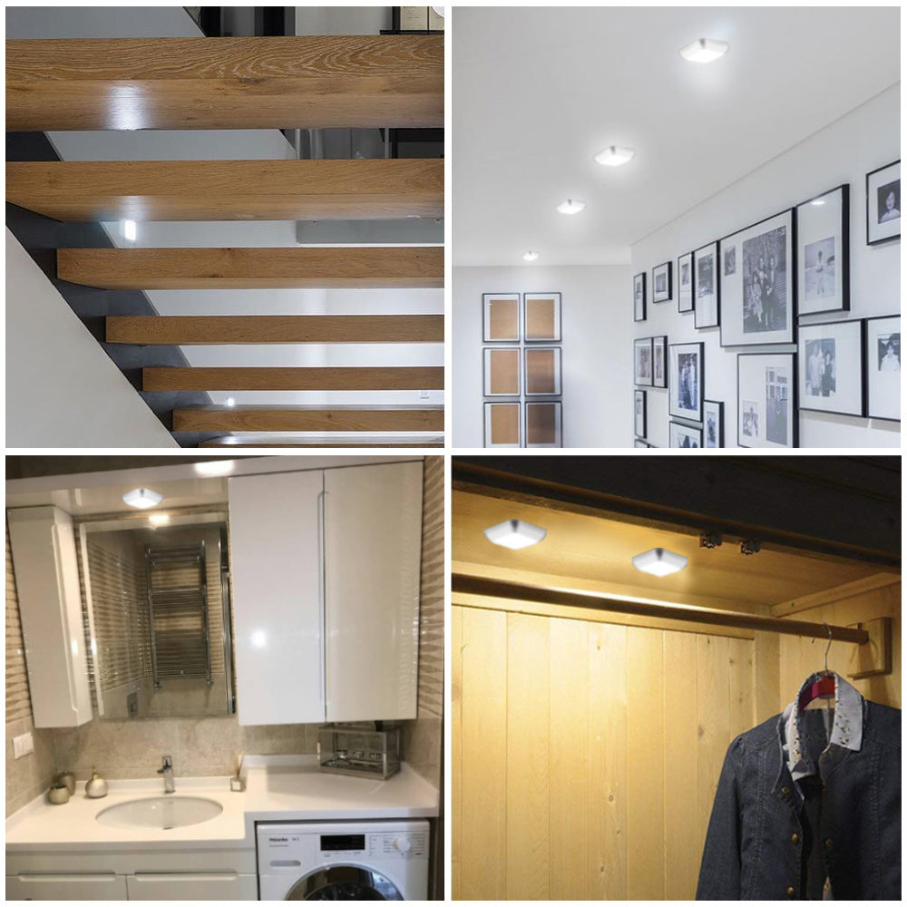 Smart & Safe Steps: Wireless 6-LED Motion Sensor Light – Illuminating Paths for Your Pet's Night time Comfort & Safety - TailAura