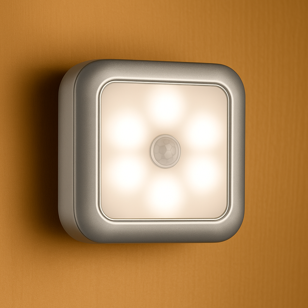 Smart & Safe Steps: Wireless 6-LED Motion Sensor Light – Illuminating Paths for Your Pet's Night time Comfort & Safety - TailAura