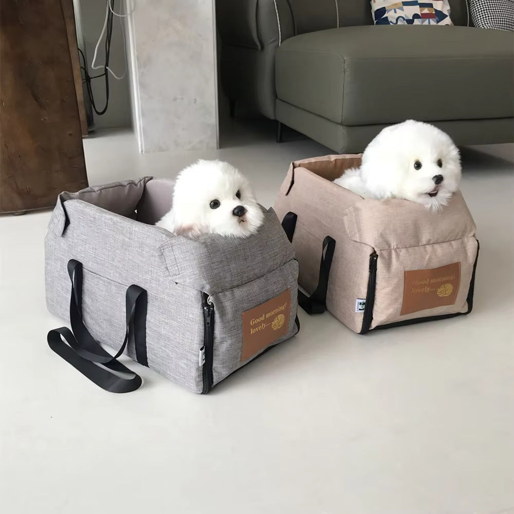 Portable Folding Pet Travel Bag – Soft Oxford Carrier for Cats & Small Dogs (Up to 5kg) - TailAura