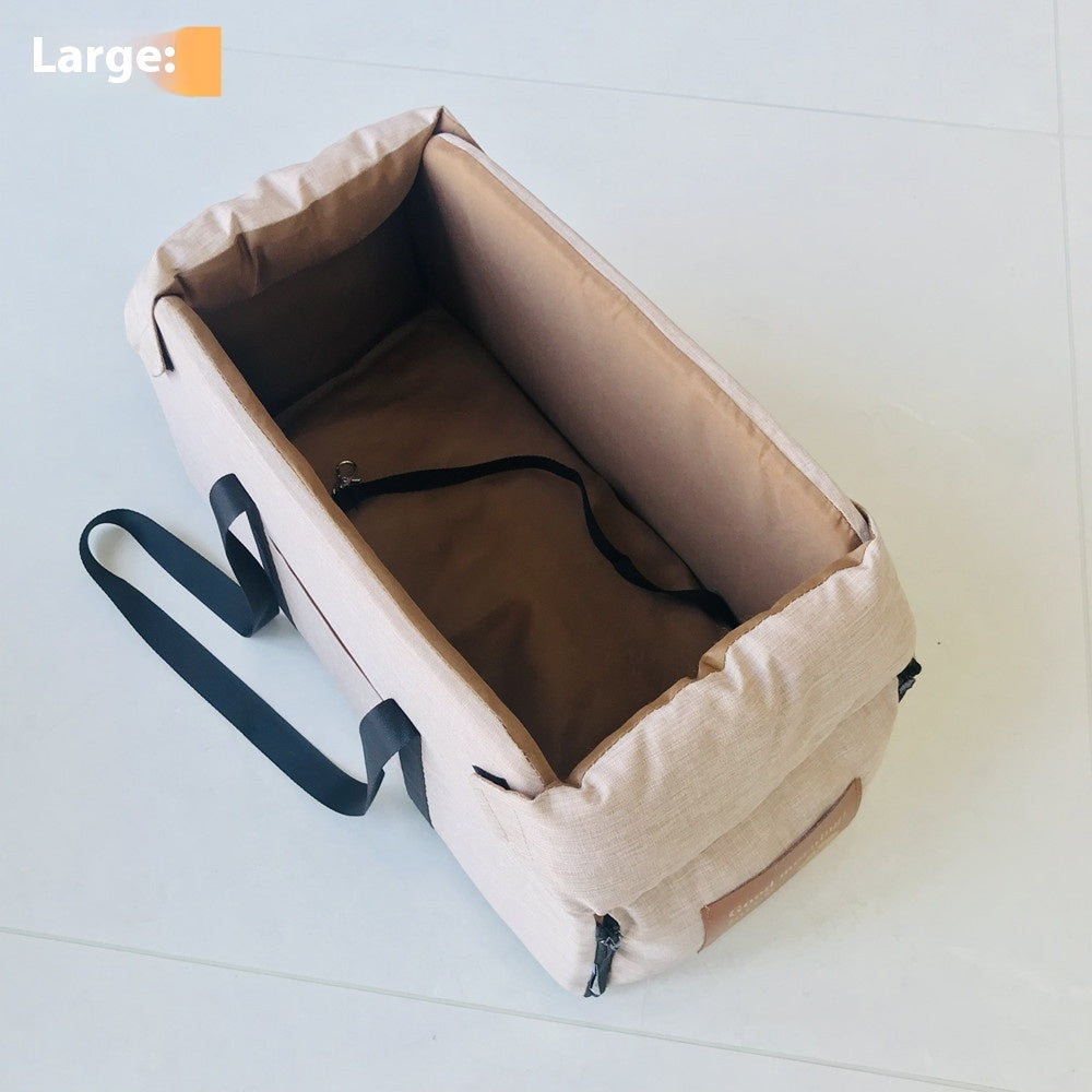 Portable Folding Pet Travel Bag – Soft Oxford Carrier for Cats & Small Dogs (Up to 5kg) - TailAura