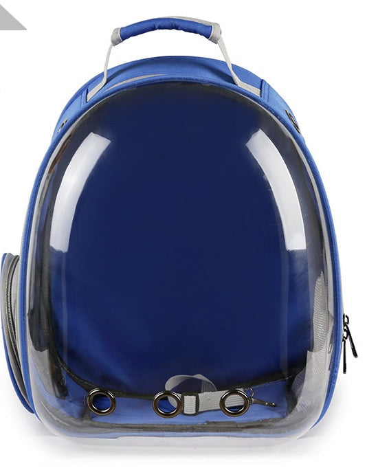 Portable Pet Puppy Backpack Carrier – Space Capsule Design with 360° Sightseeing Window, Lightweight & Breathable - TailAura