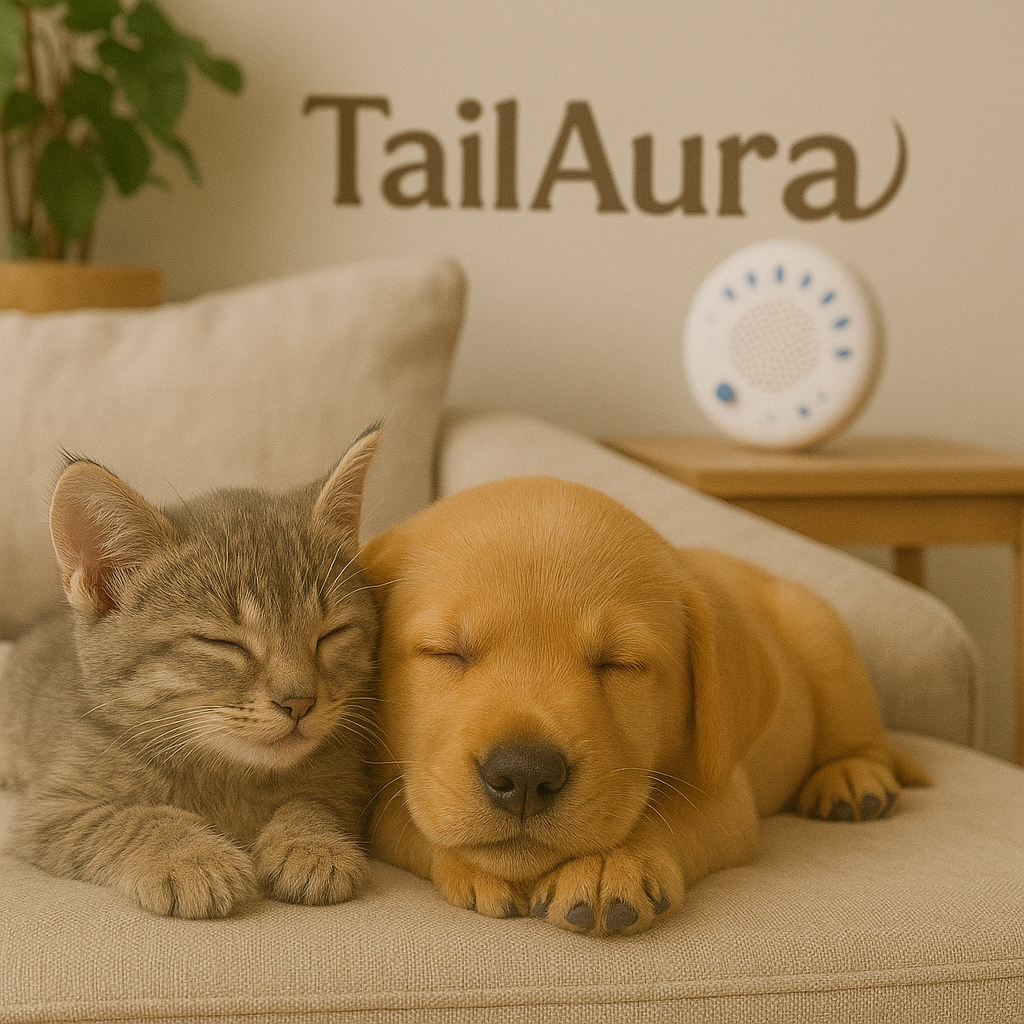 Pet Soothe Sound Machine for Anxiety & Sleep - TailAura